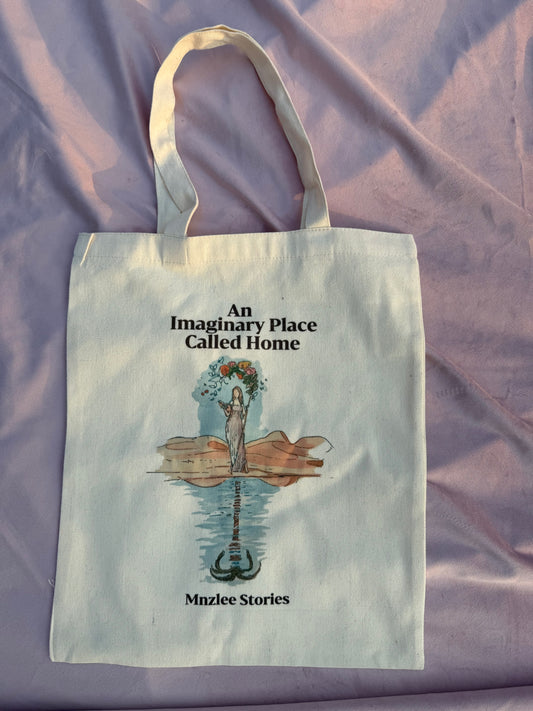 An Imaginary Place called Home Tote Bag - Big